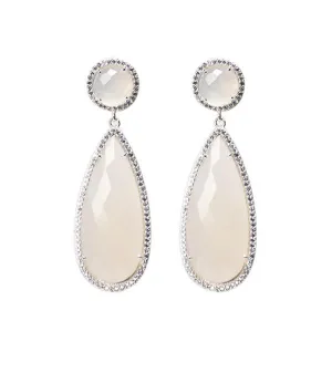 Moonstone Drop Earrings