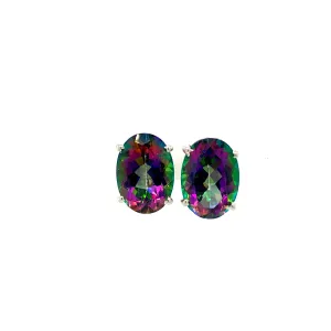 Mystic Topaz Earring in .925 Sterling Silver - KST 58299