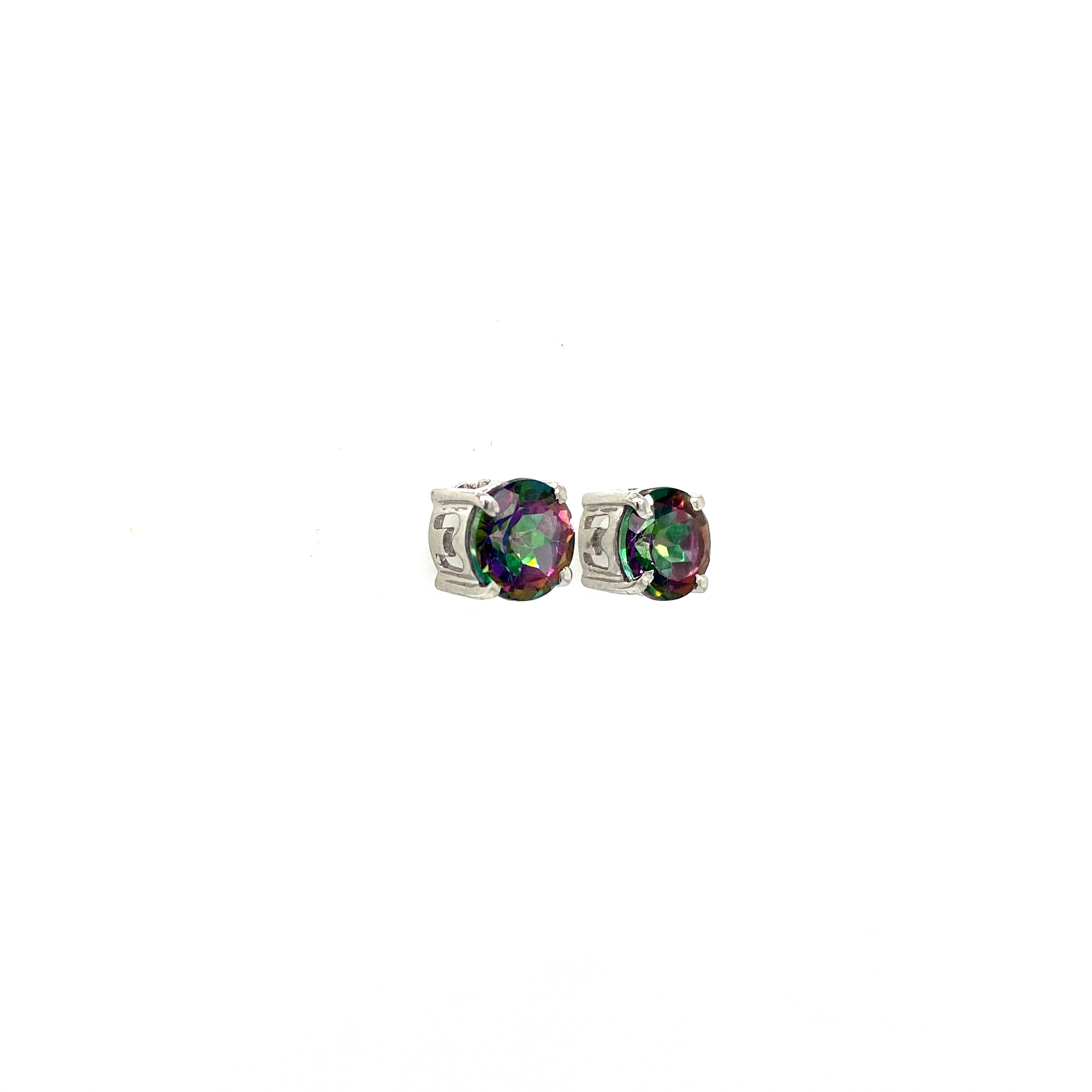 Mystic Topaz Earring in .925 Sterling Silver - KST 59802