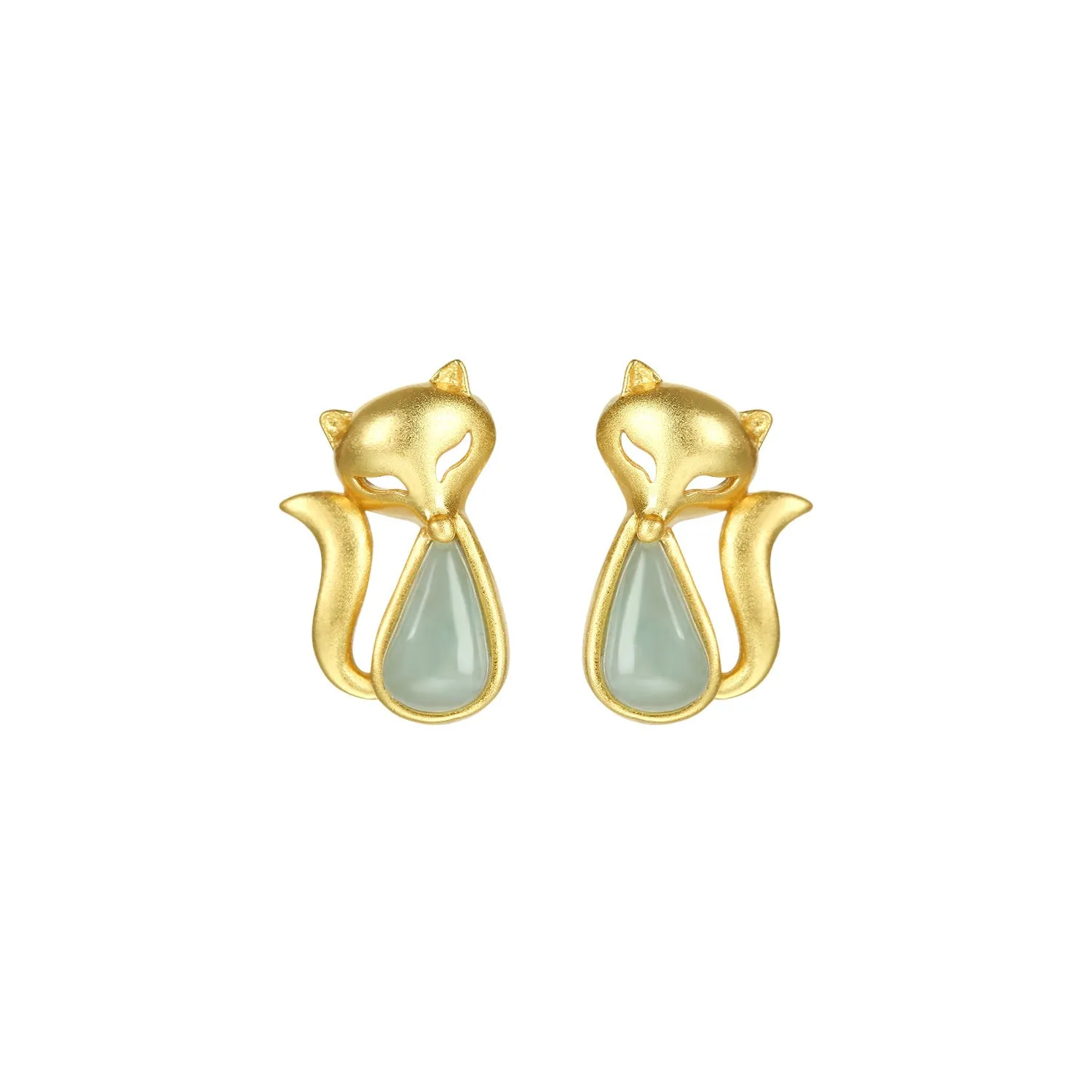 Natural Jade Earrings Jadeite Silver Earrings ZNE248