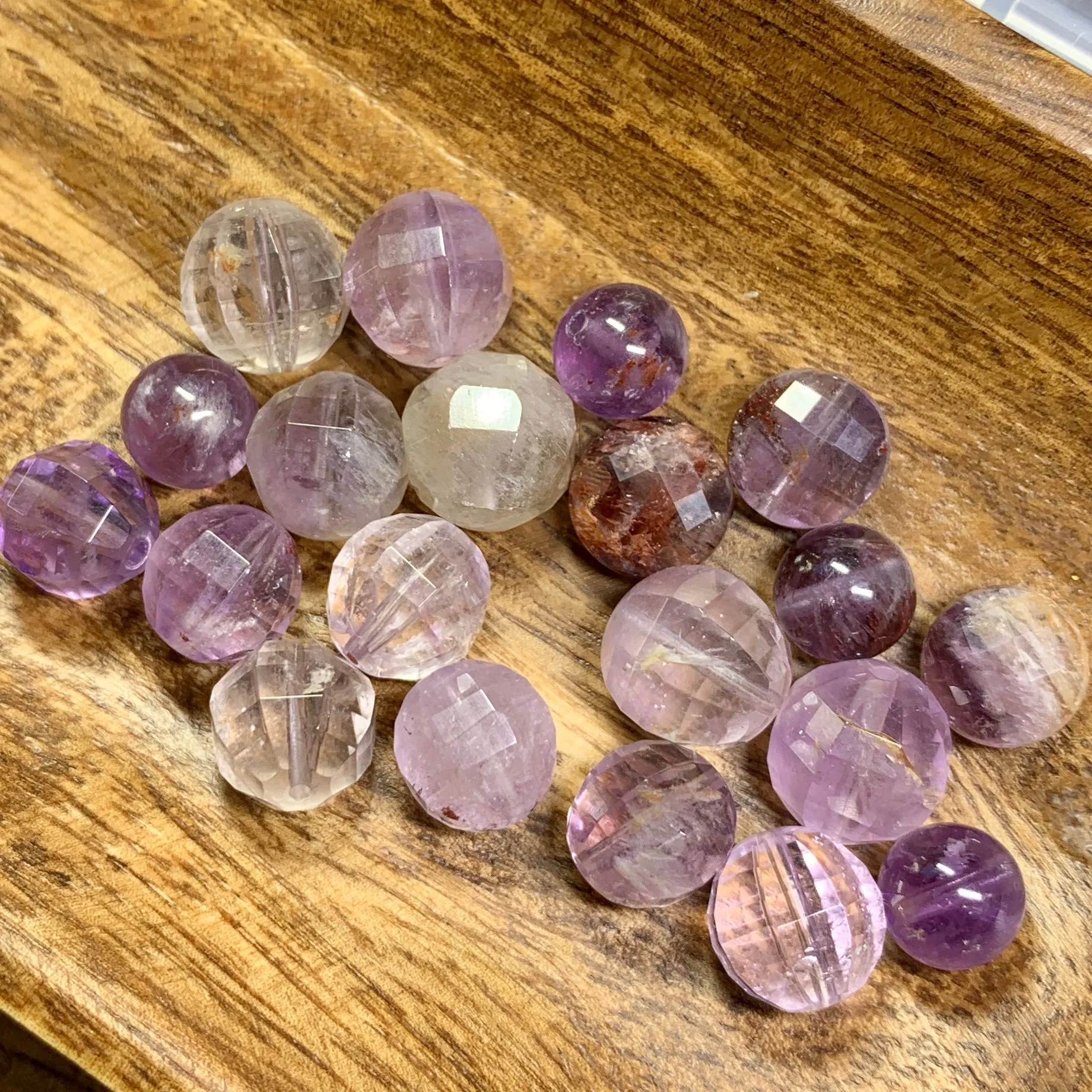 October 2021 Pretty Rocks Club - amethyst with stuff in it