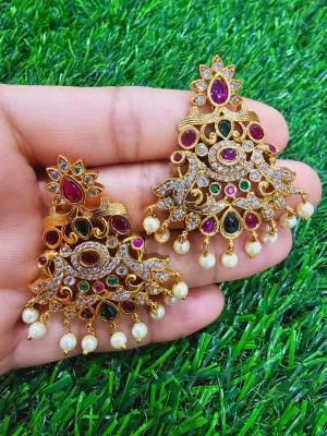 One gram Gold earrings