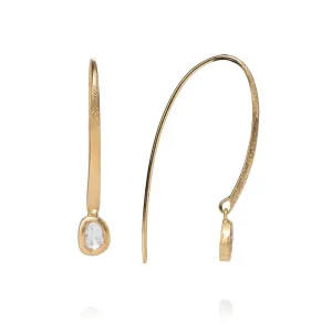 Opium Earrings with Diamonds