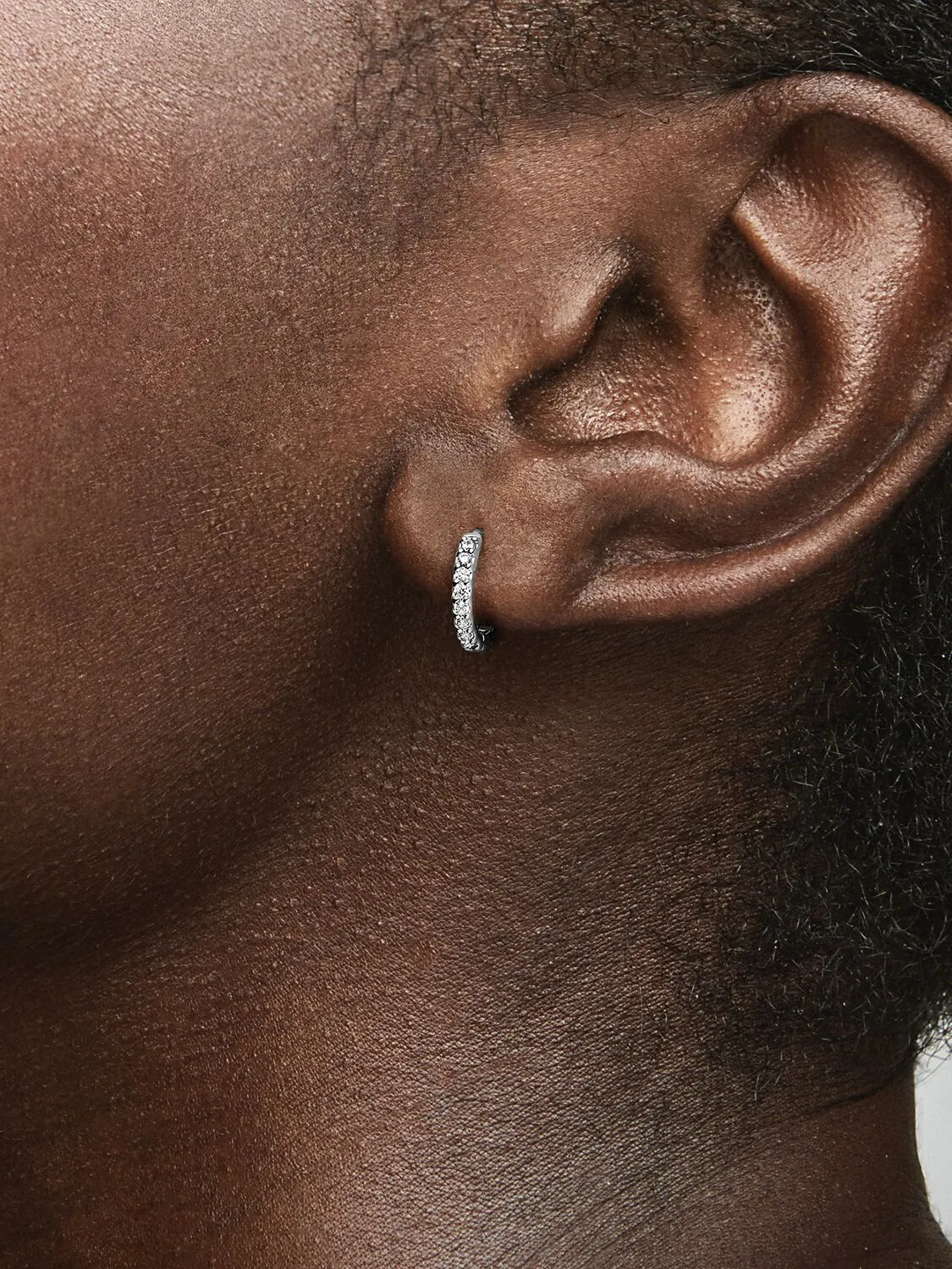 Pandora Sparkling Huggie Hoop Earrings