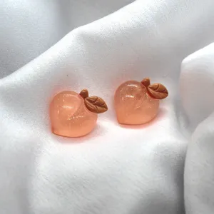 Peach Stud Earring