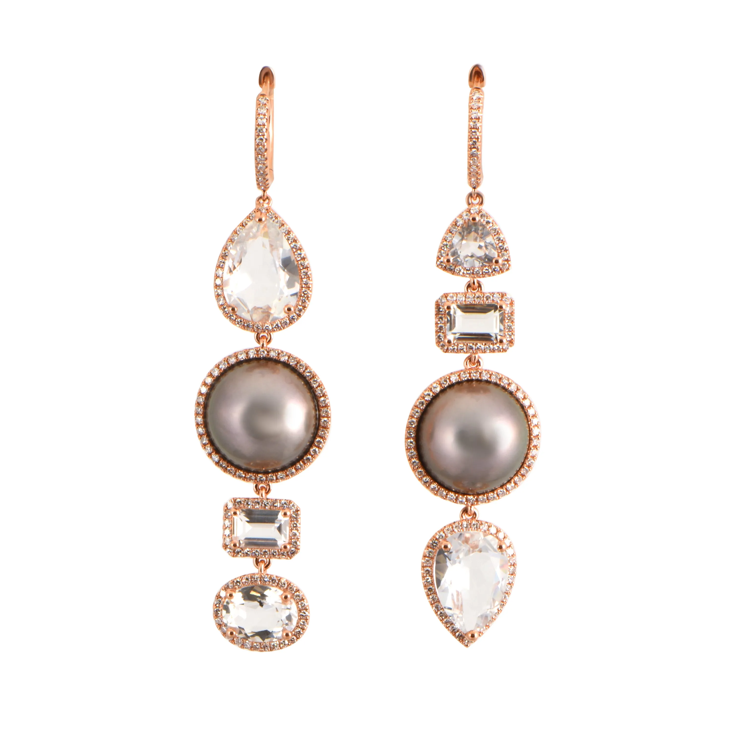 Pearl Topaz Drops