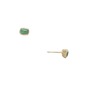 Petite Emerald Studs