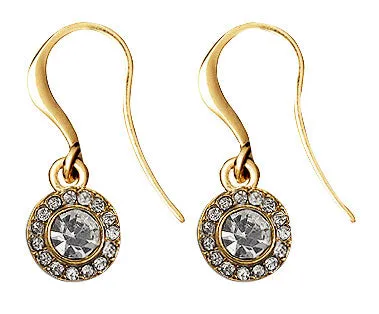 Pilgrim Clementine Gold Drop Earrings