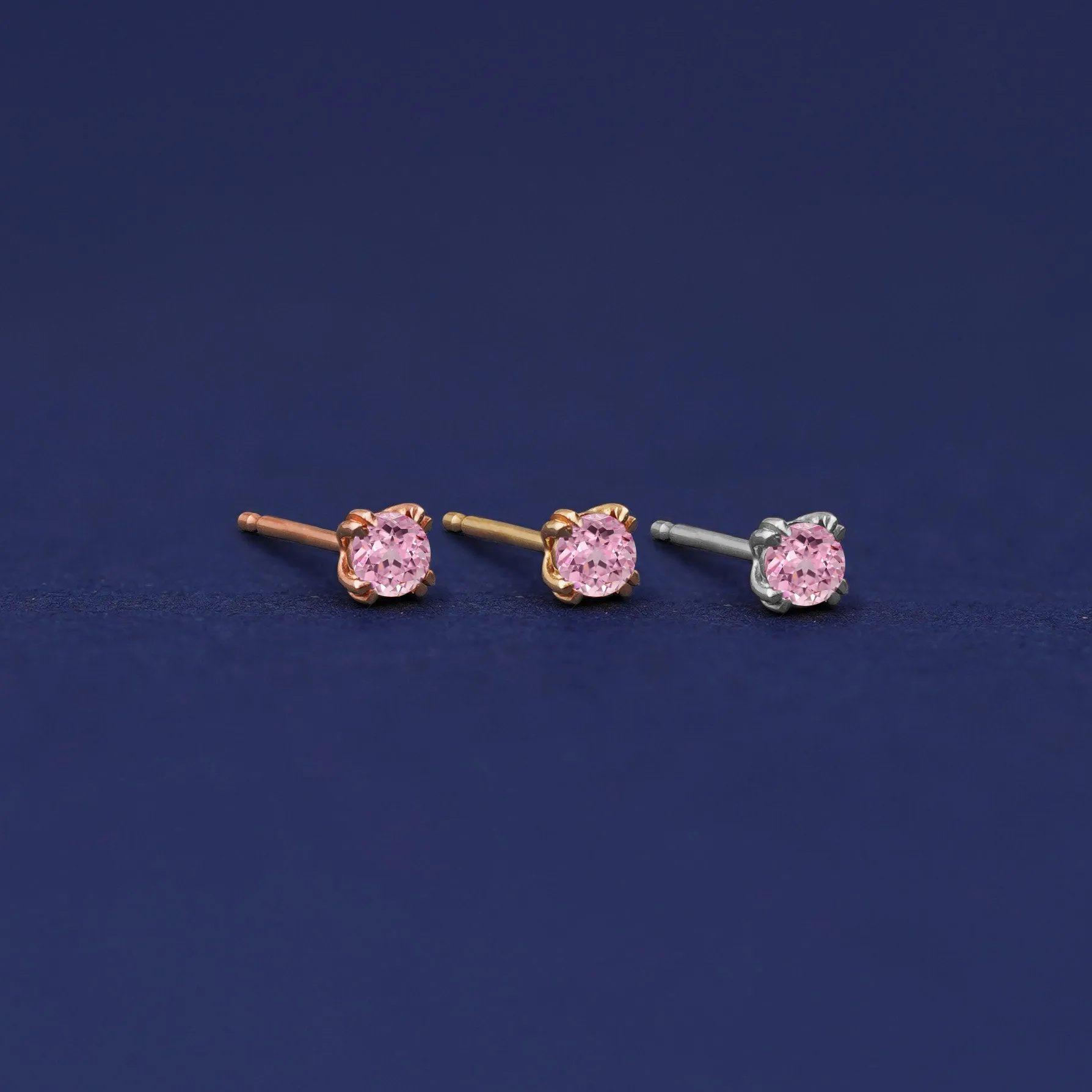 Pink Sapphire Earring
