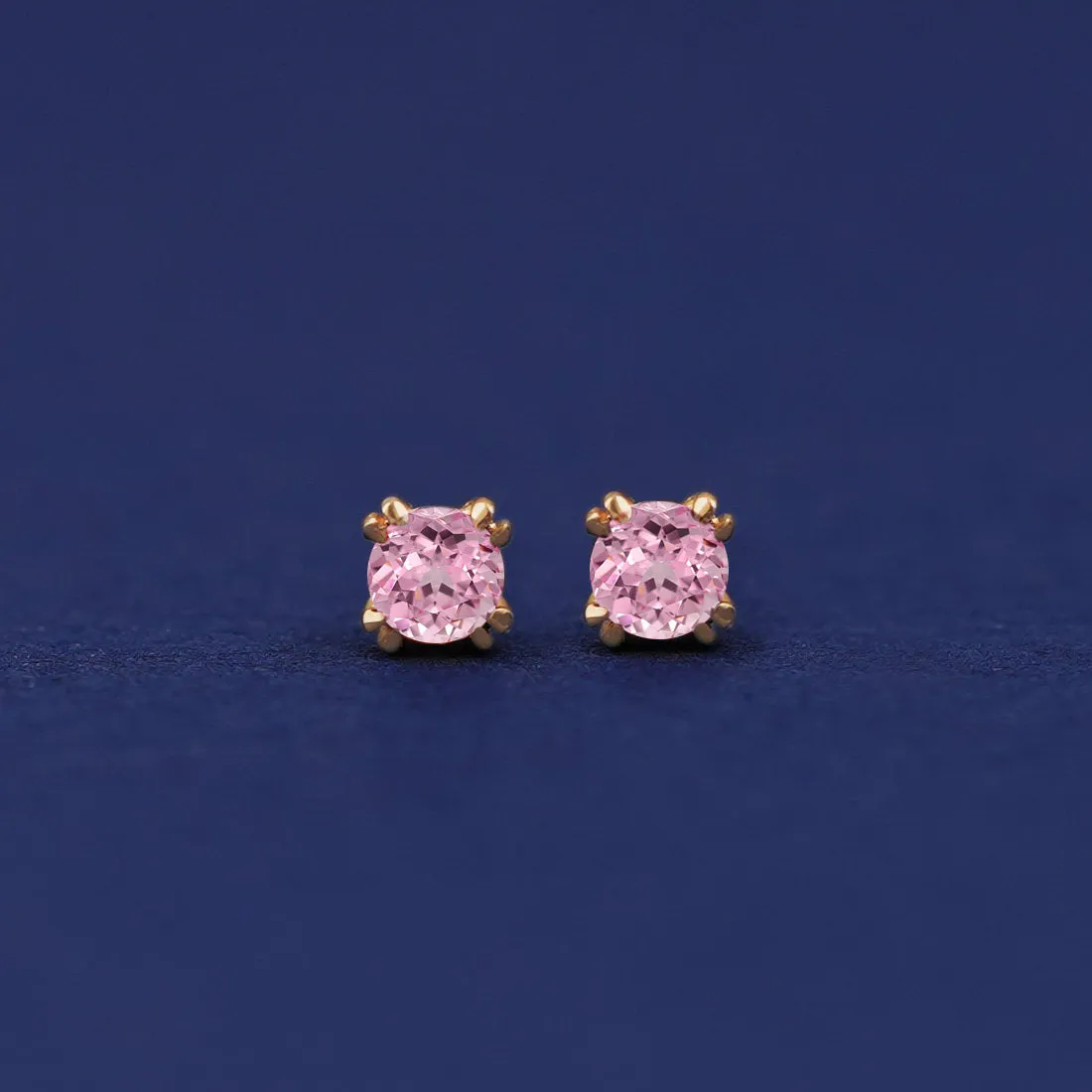 Pink Sapphire Earring