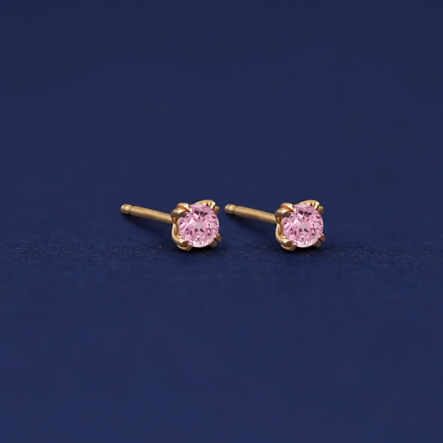 Pink Sapphire Earring