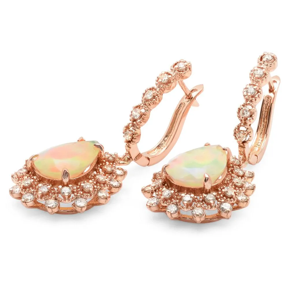 PMI 14R@8.0 58RD1@1.60 2E.OPL@4.30 OPAL EARRINGS