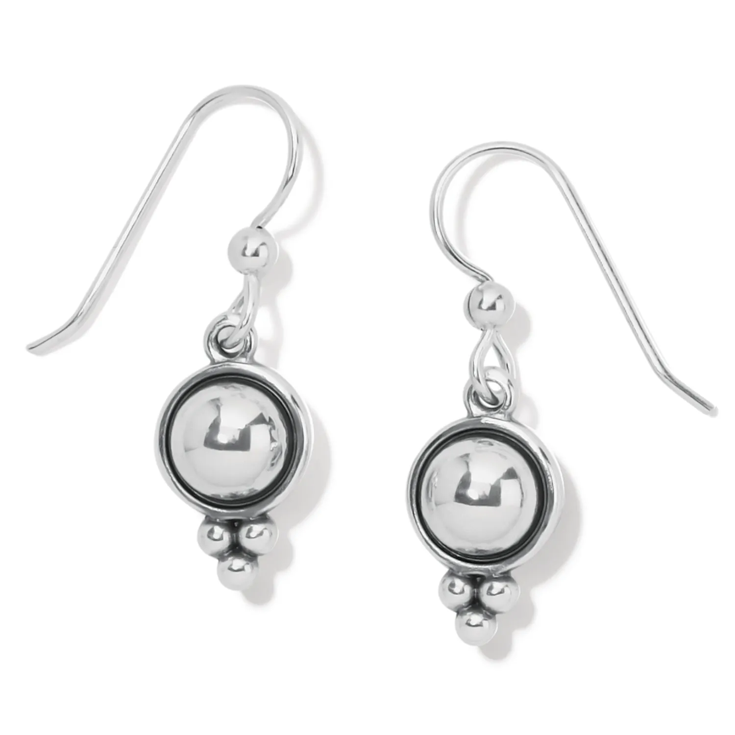 Pretty Tough Stud French Wire Earrings