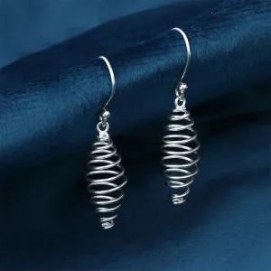 Pure Silver Earrings - Spring Like Danglers