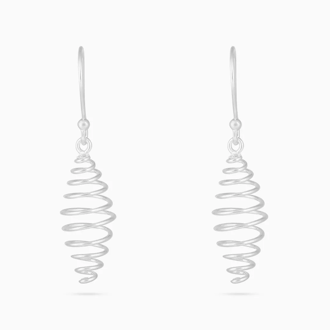 Pure Silver Earrings - Spring Like Danglers