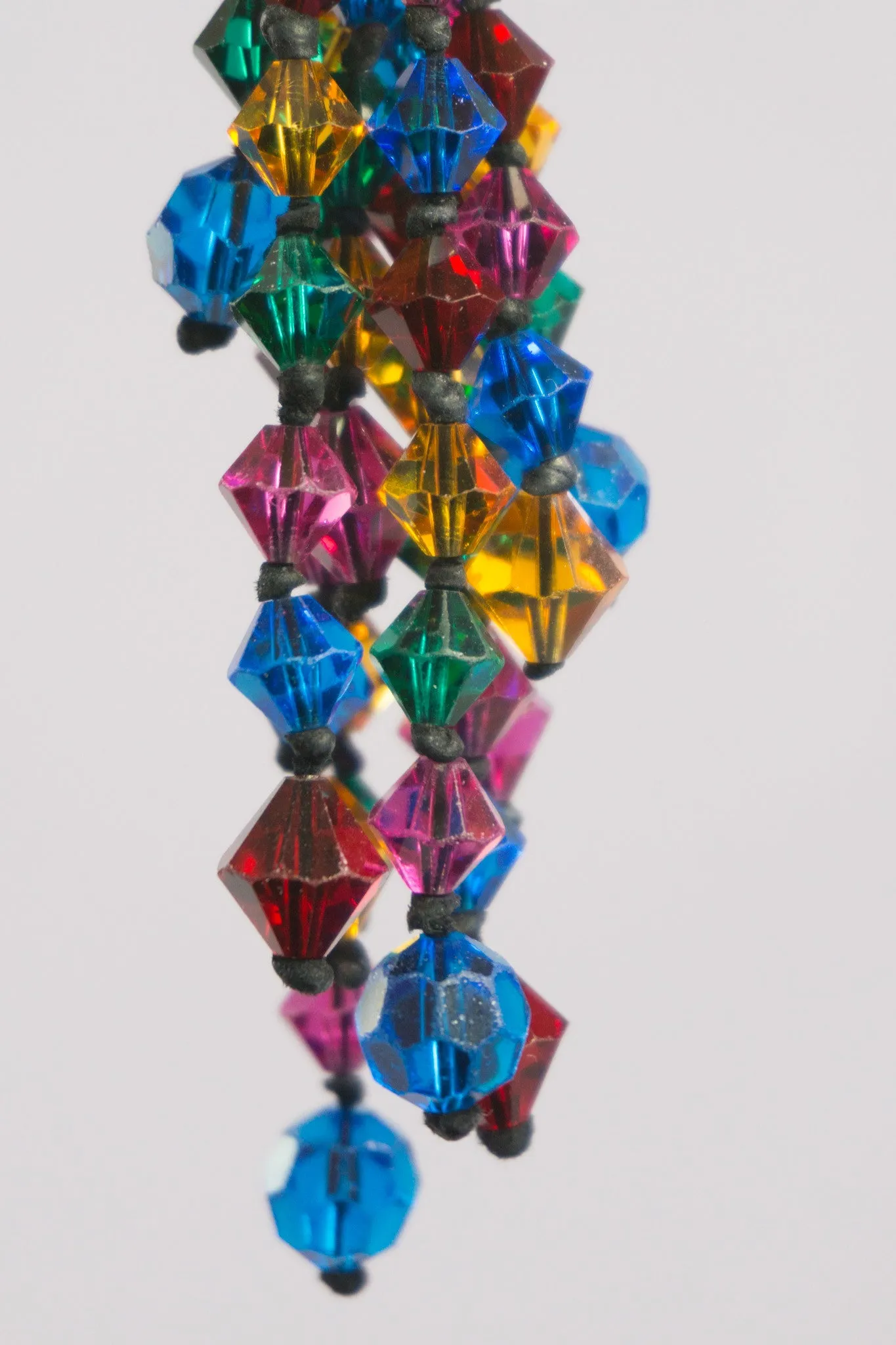 Rainbow Crystal Waterfall Earrings