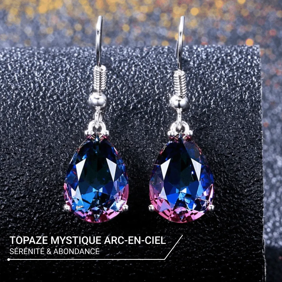 Rainbow Mystic Topaz Earrings