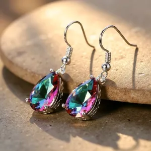 Rainbow Mystic Topaz Earrings