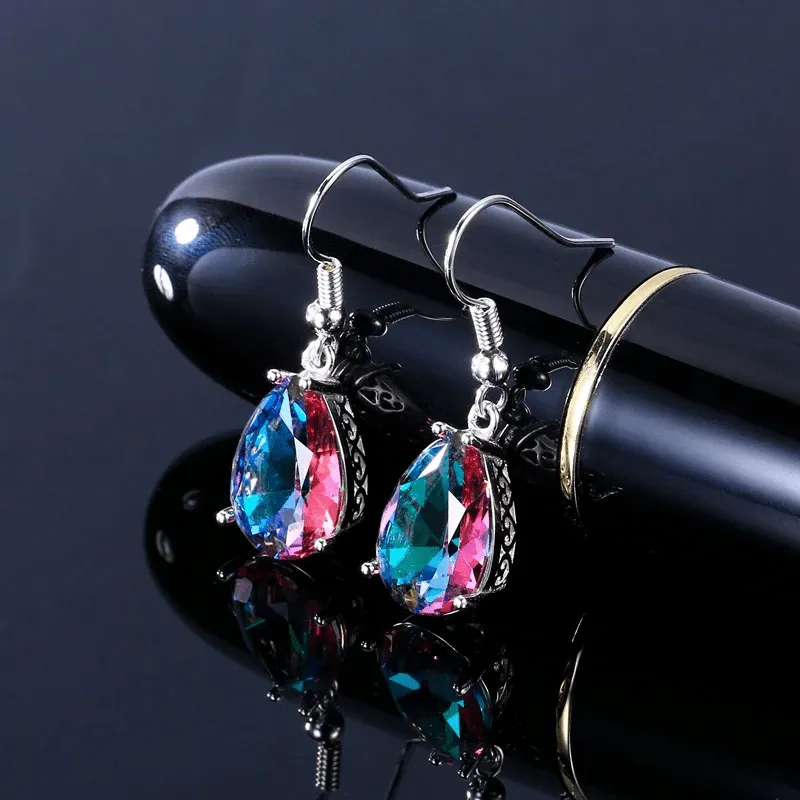 Rainbow Mystic Topaz Earrings