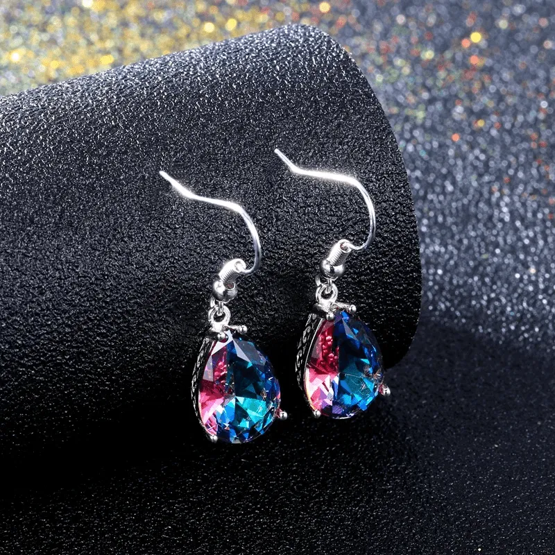 Rainbow Mystic Topaz Earrings