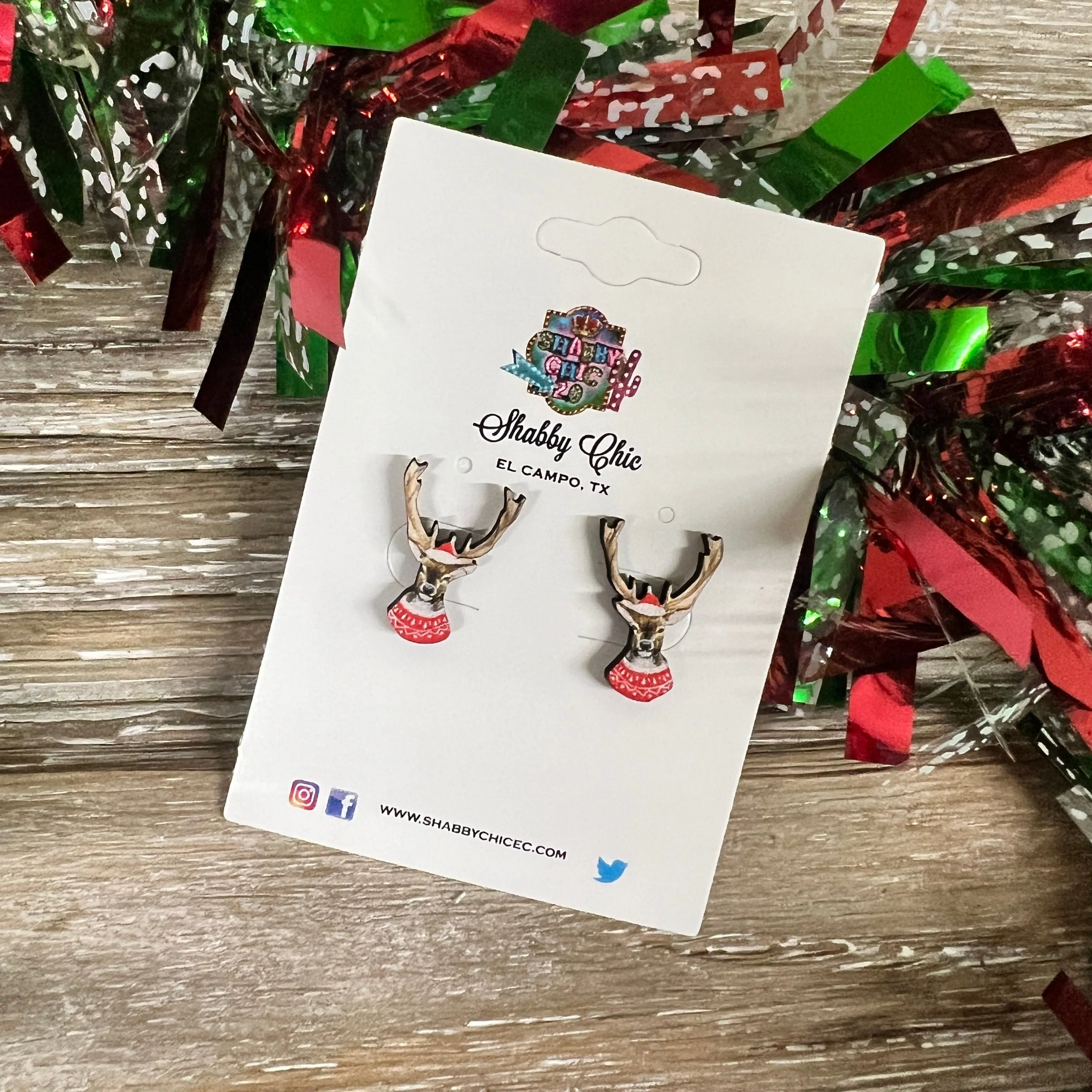 Reindeer Stud Earrings