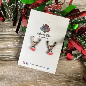 Reindeer Stud Earrings