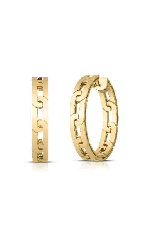 Roberto Coin Navarra Hoop Earrings 8883242AYER0