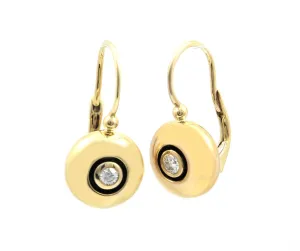Round Drop Earrings