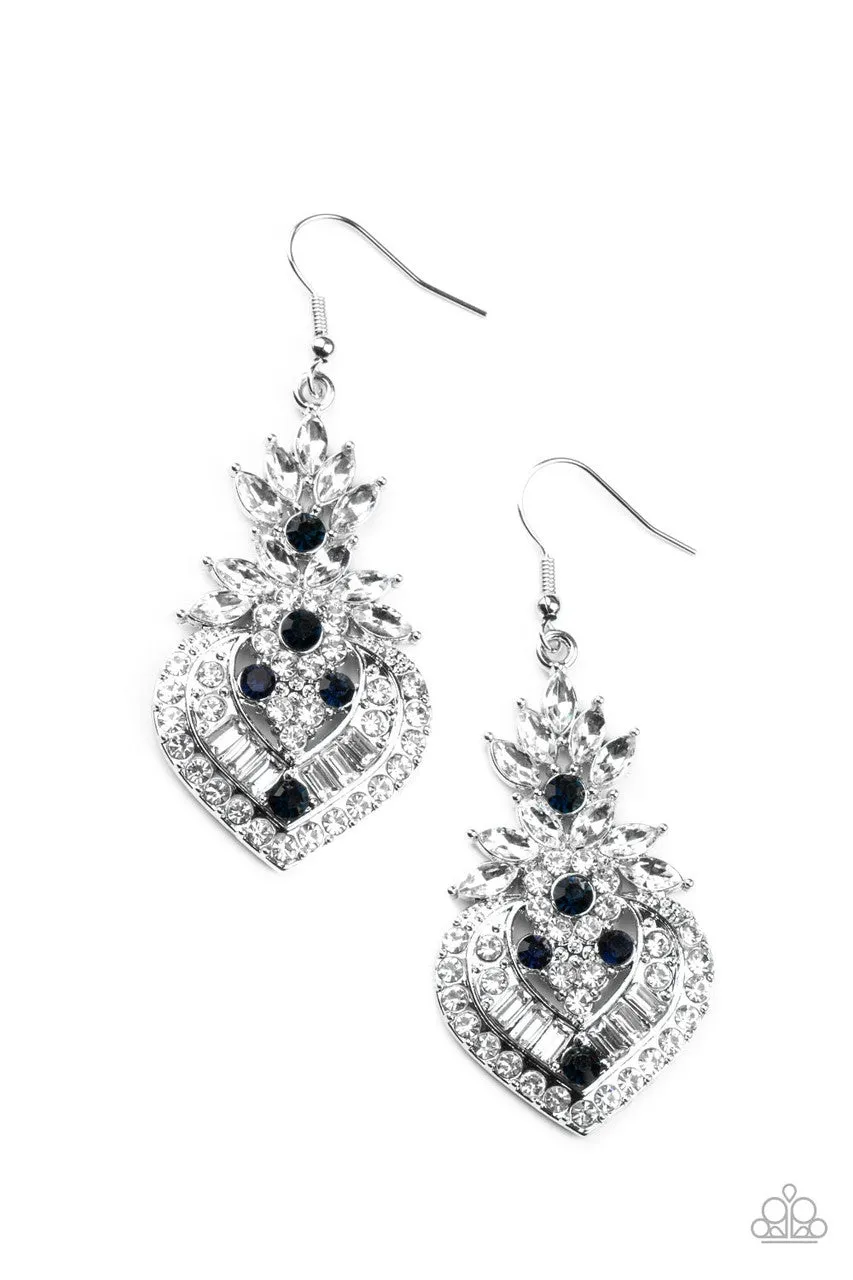 Royal Hustle Blue Paparazzi Earrings