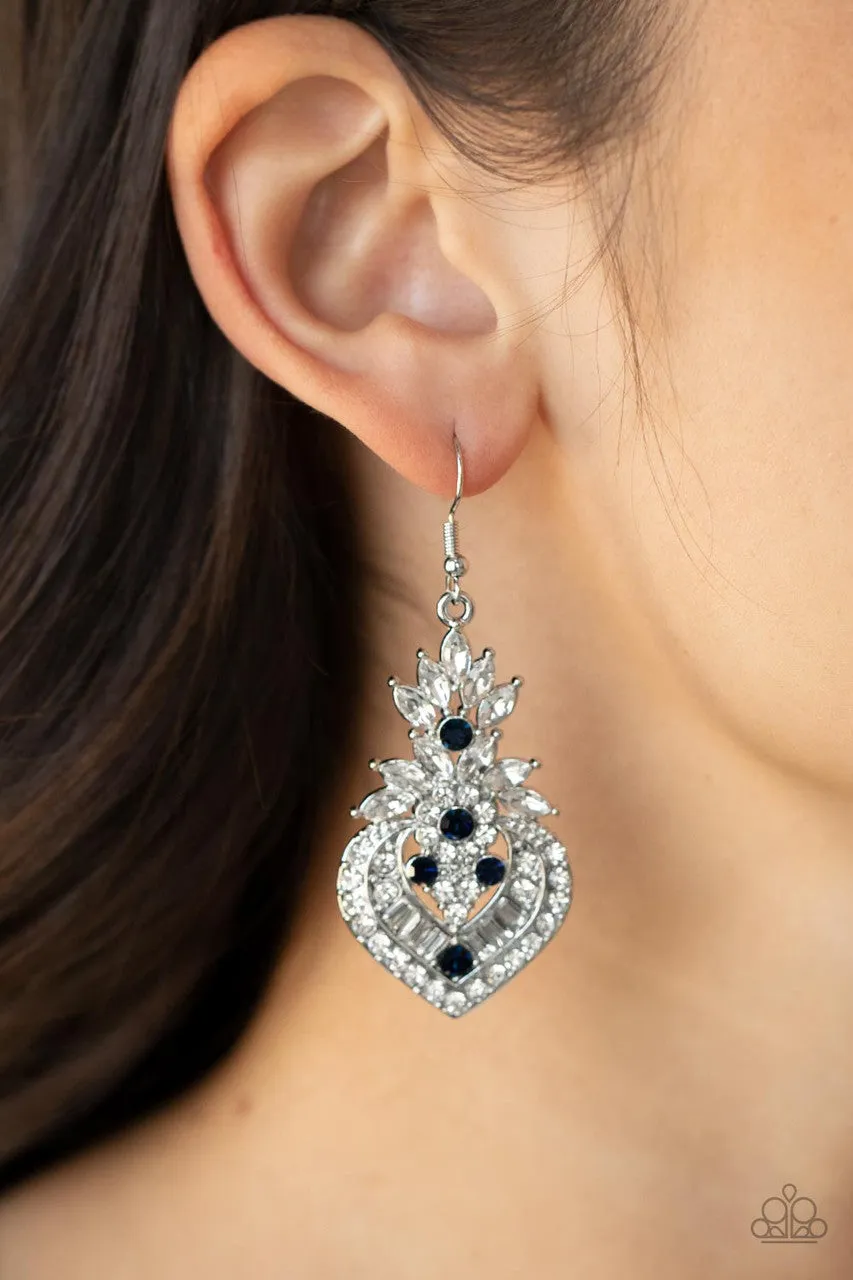 Royal Hustle Blue Paparazzi Earrings
