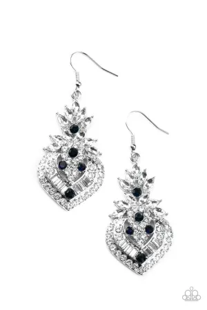 Royal Hustle Blue Paparazzi Earrings