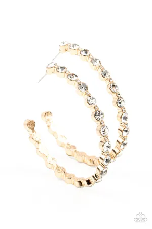 Royal Reveler Gold Paparazzi Earrings