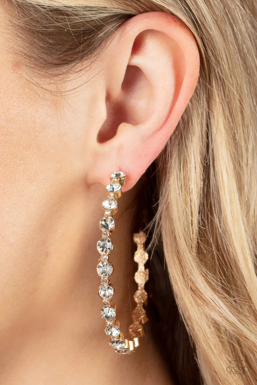 Royal Reveler Gold Paparazzi Earrings