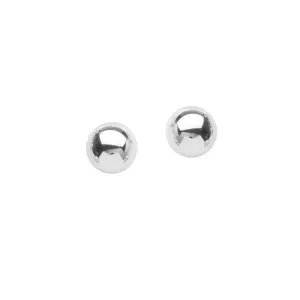 Sabel Everyday Collection 14K White Gold Ball Stud Earrings in 8mm