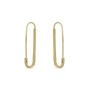 Safety Pin Hoops