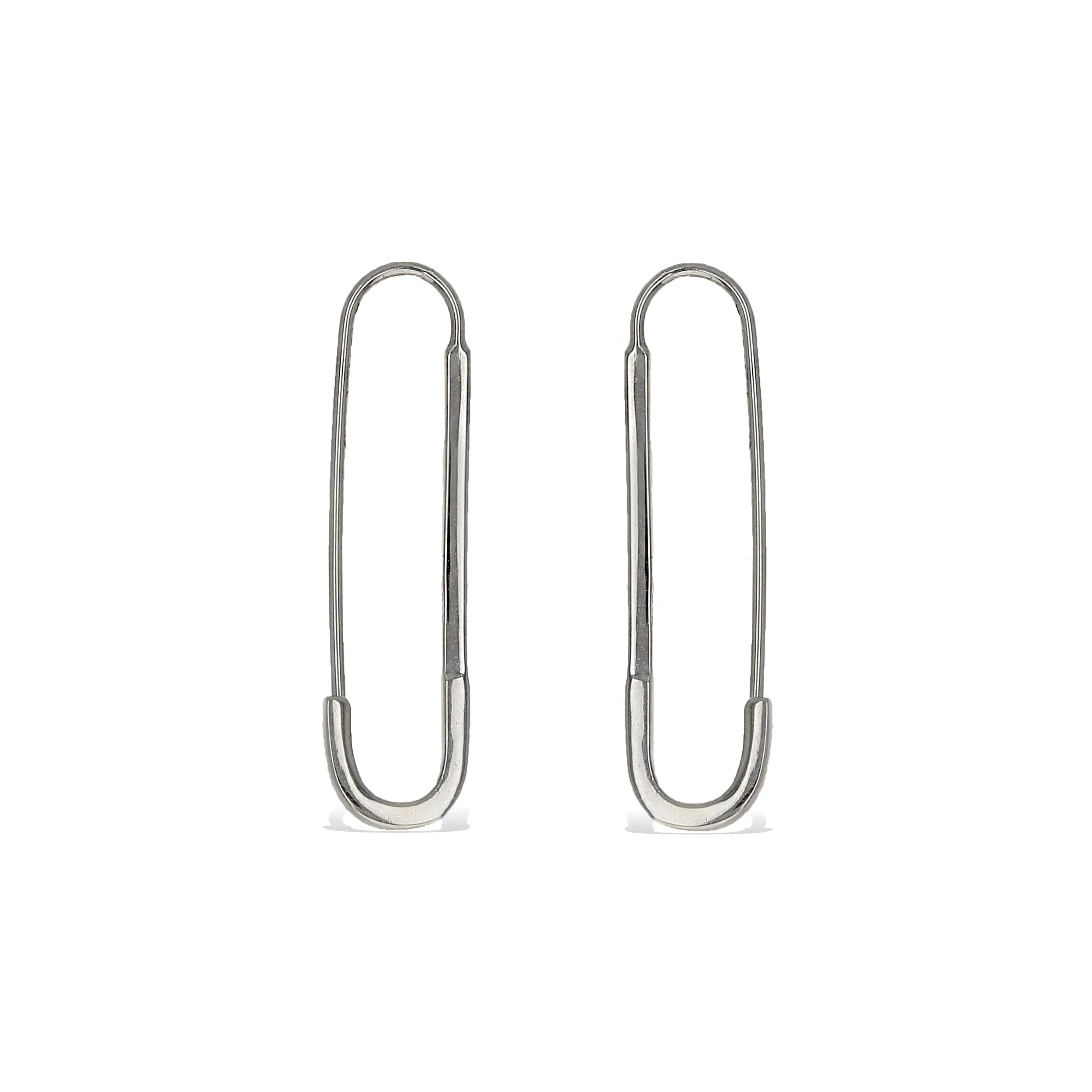 Safety Pin Hoops