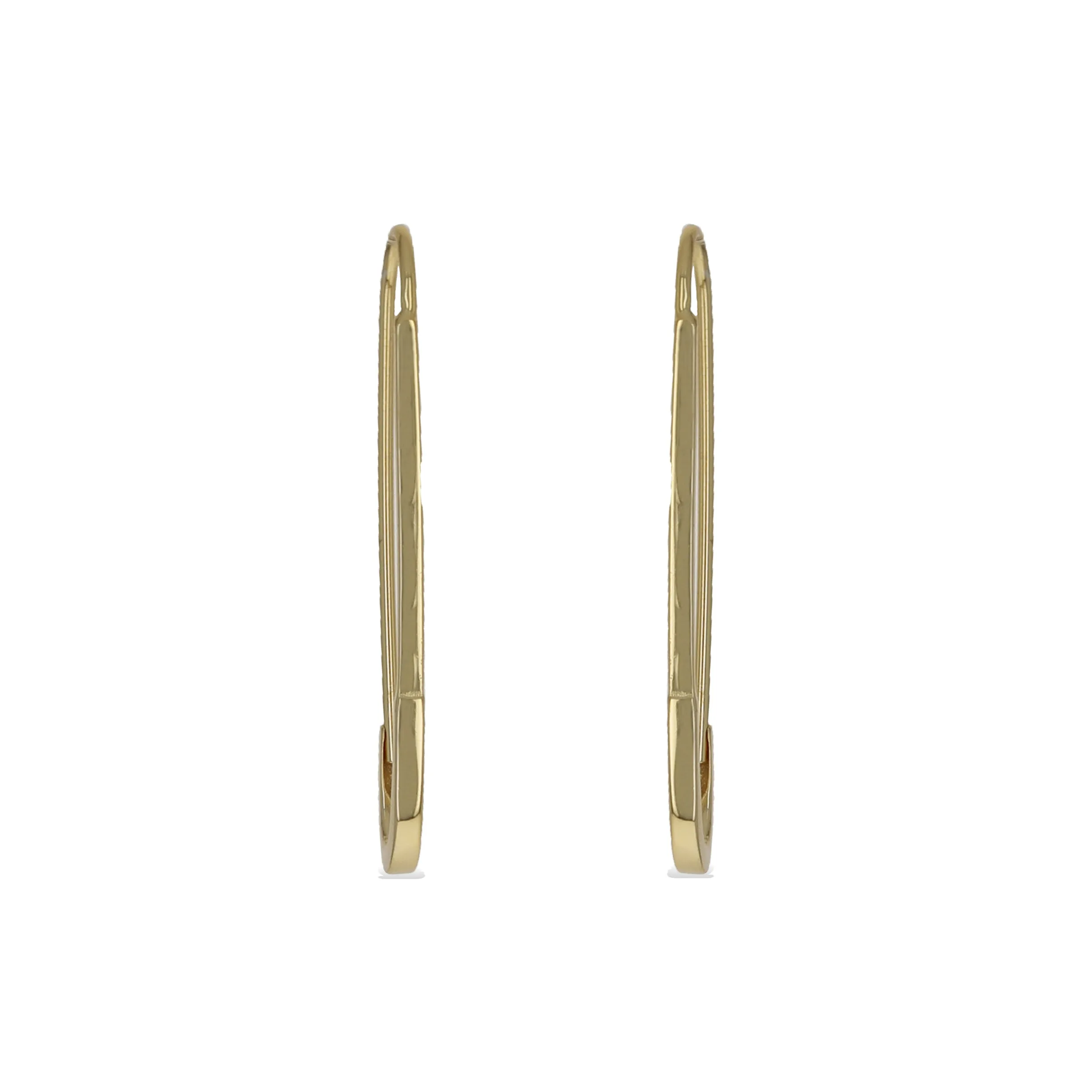 Safety Pin Hoops