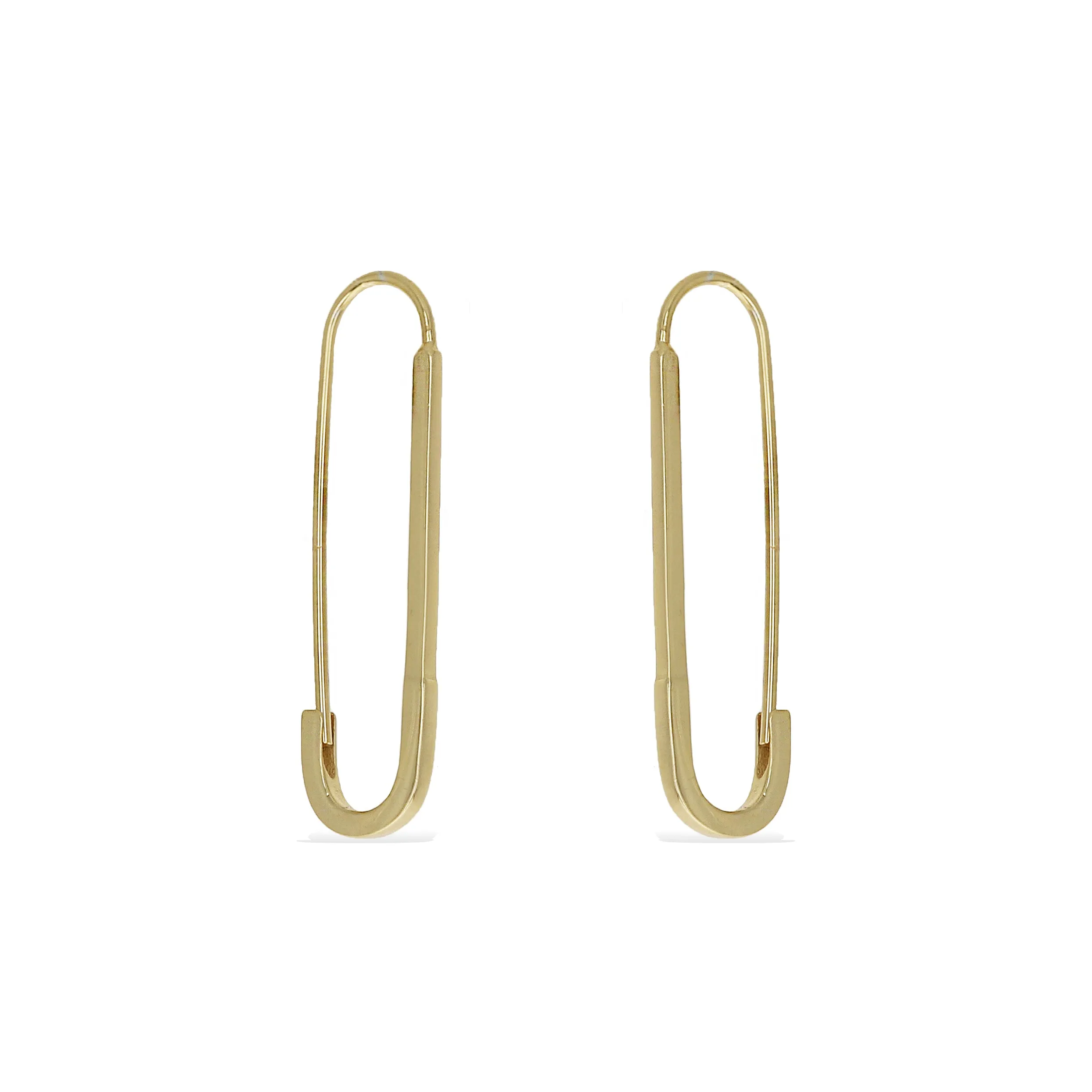 Safety Pin Hoops