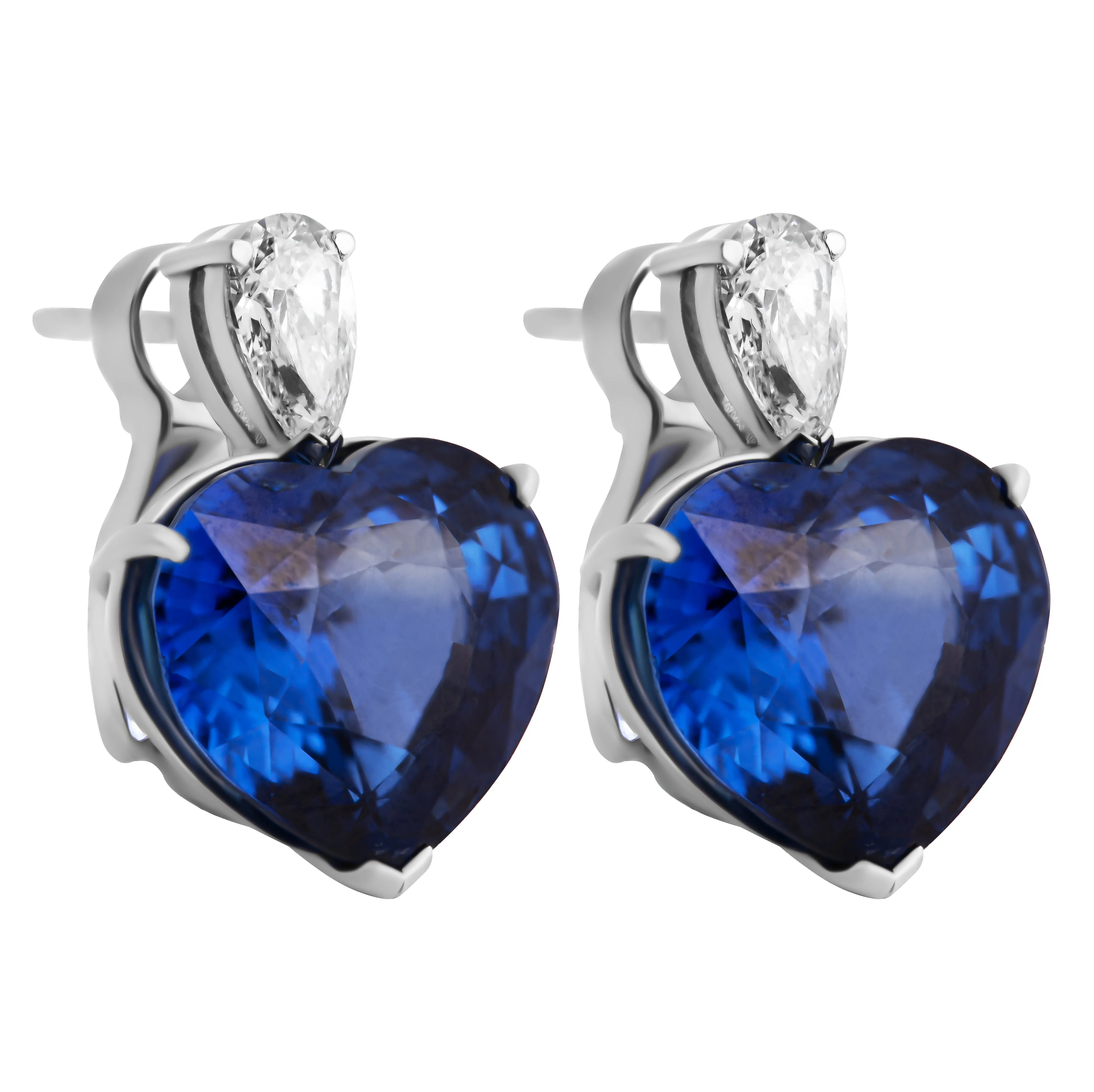 Sapphire & Diamond Earrings