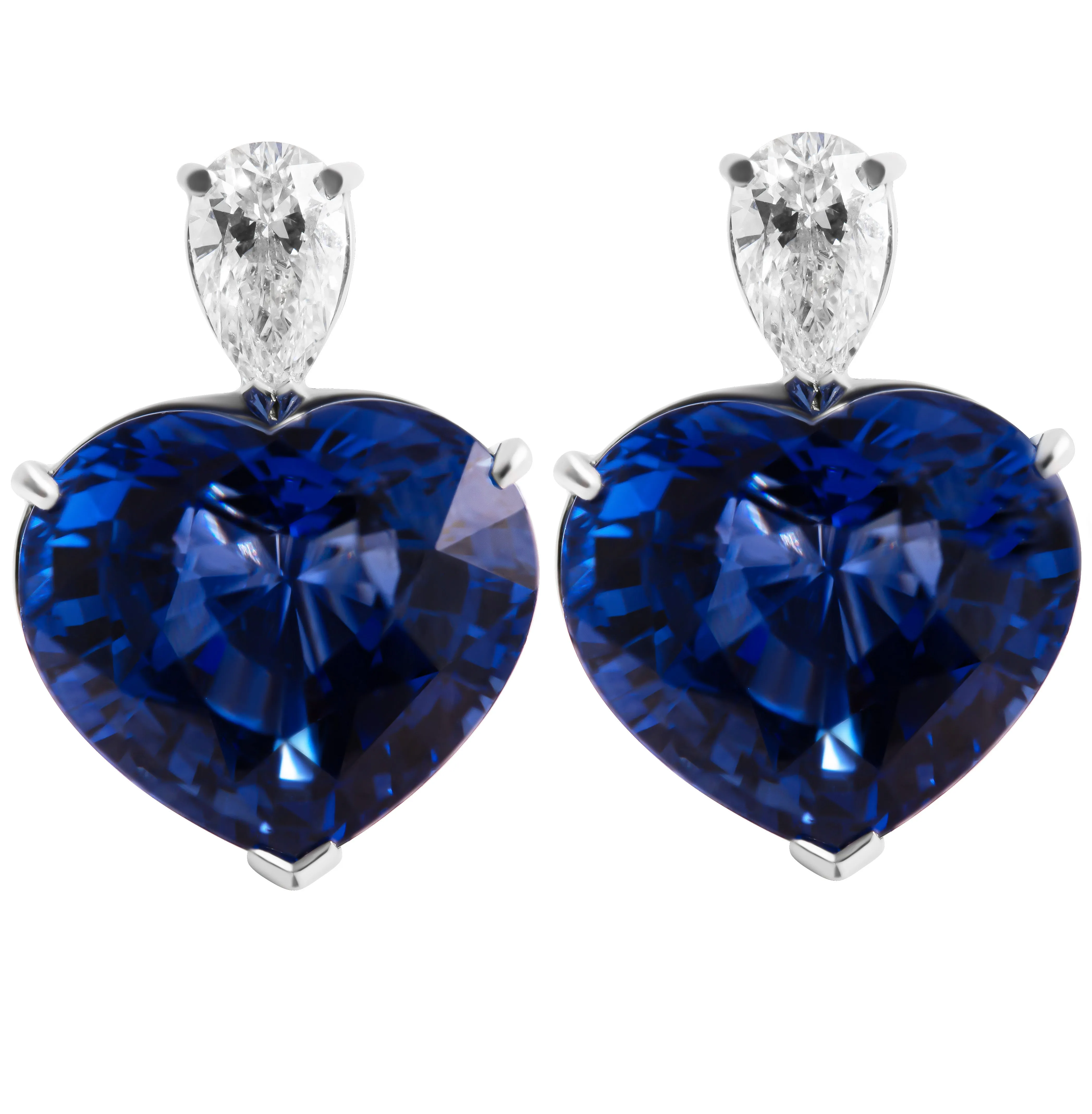 Sapphire & Diamond Earrings