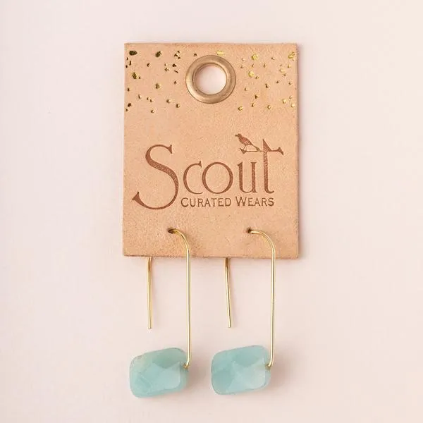 Scout Curated Wears Floating Stone Earring - Picasso Jasper