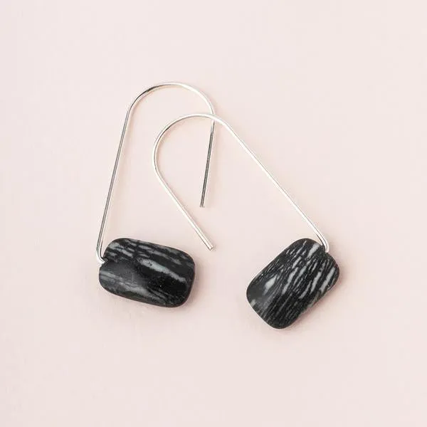 Scout Curated Wears Floating Stone Earring - Picasso Jasper