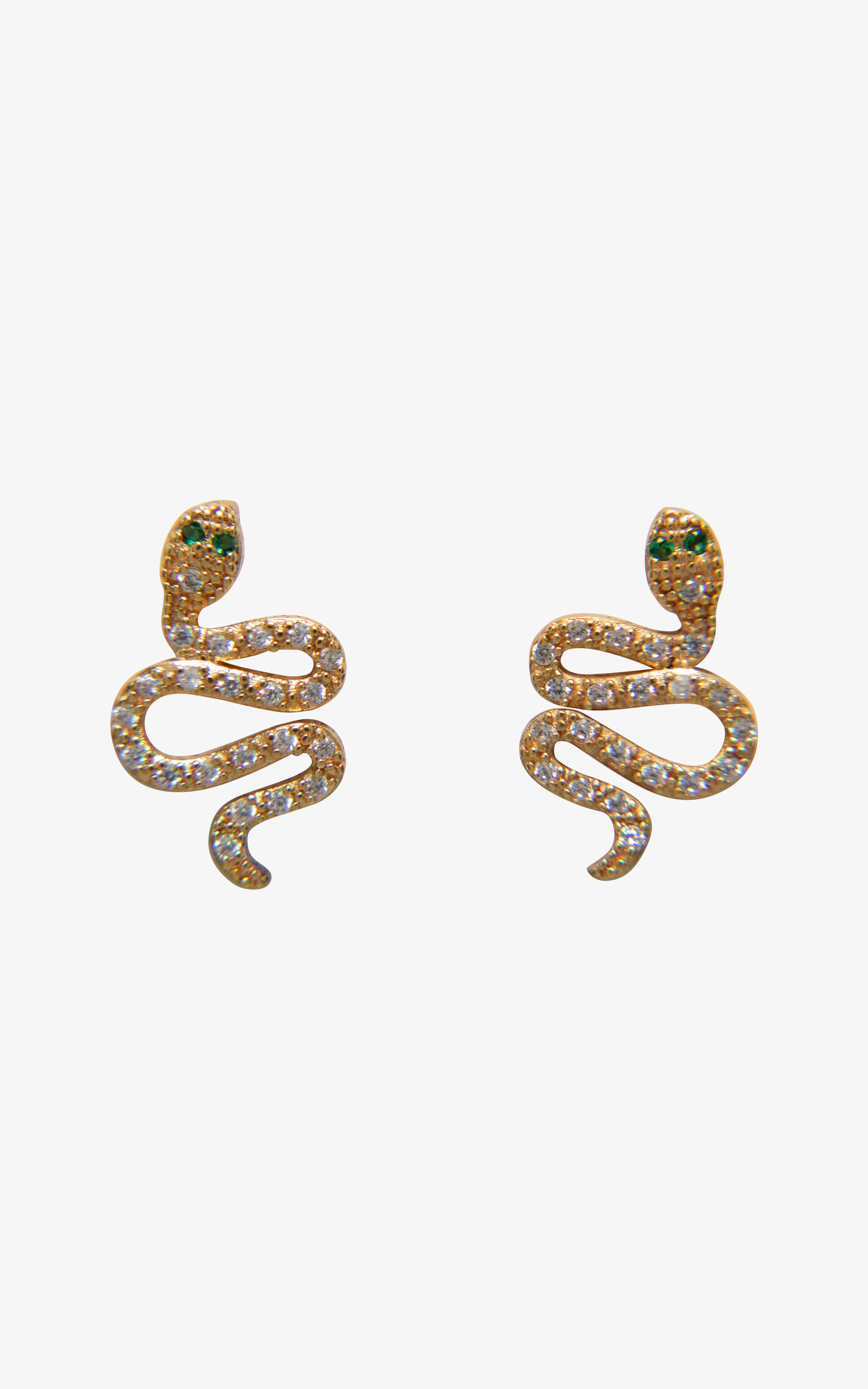 Serpentine Stud Earrings