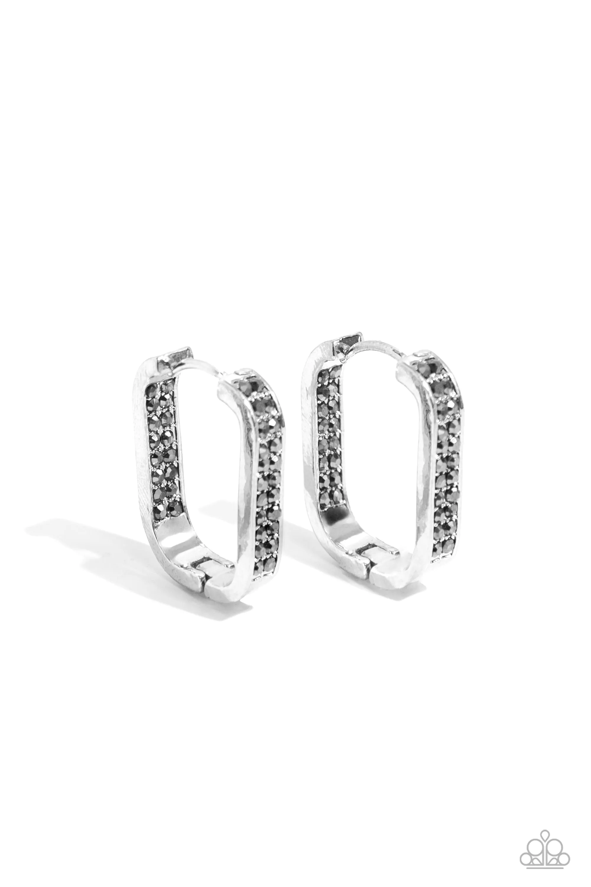 Sinuous Silhouettes - Silver Hoop Earring