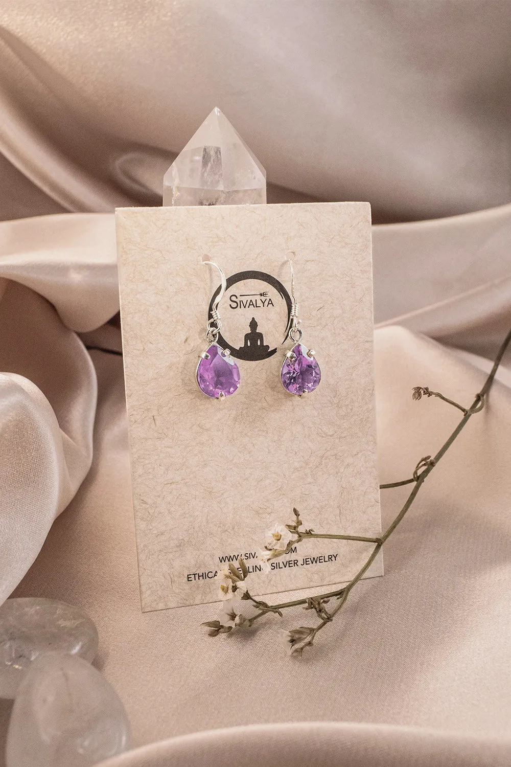 Sivalya Amethyst Earrings - Venus