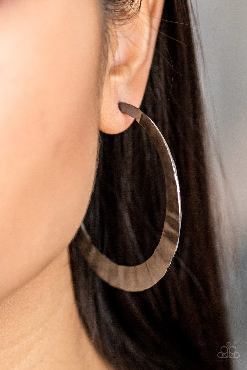 Slayers Gonna Slay Black Hoop Earrings Paparazzi