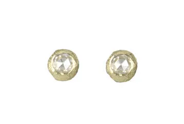 Small Pebble Stud Earrings
