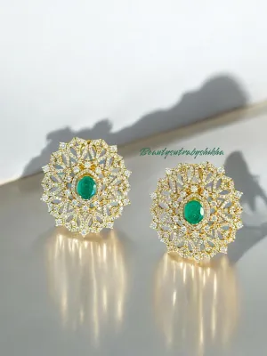 Snowflake Studs with a Touch of Royalty – A Gift Mom Deserves