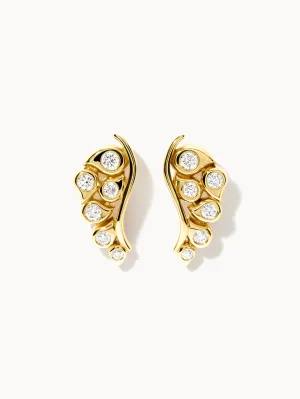 SNOWFLAKES Leaf earrings Classic