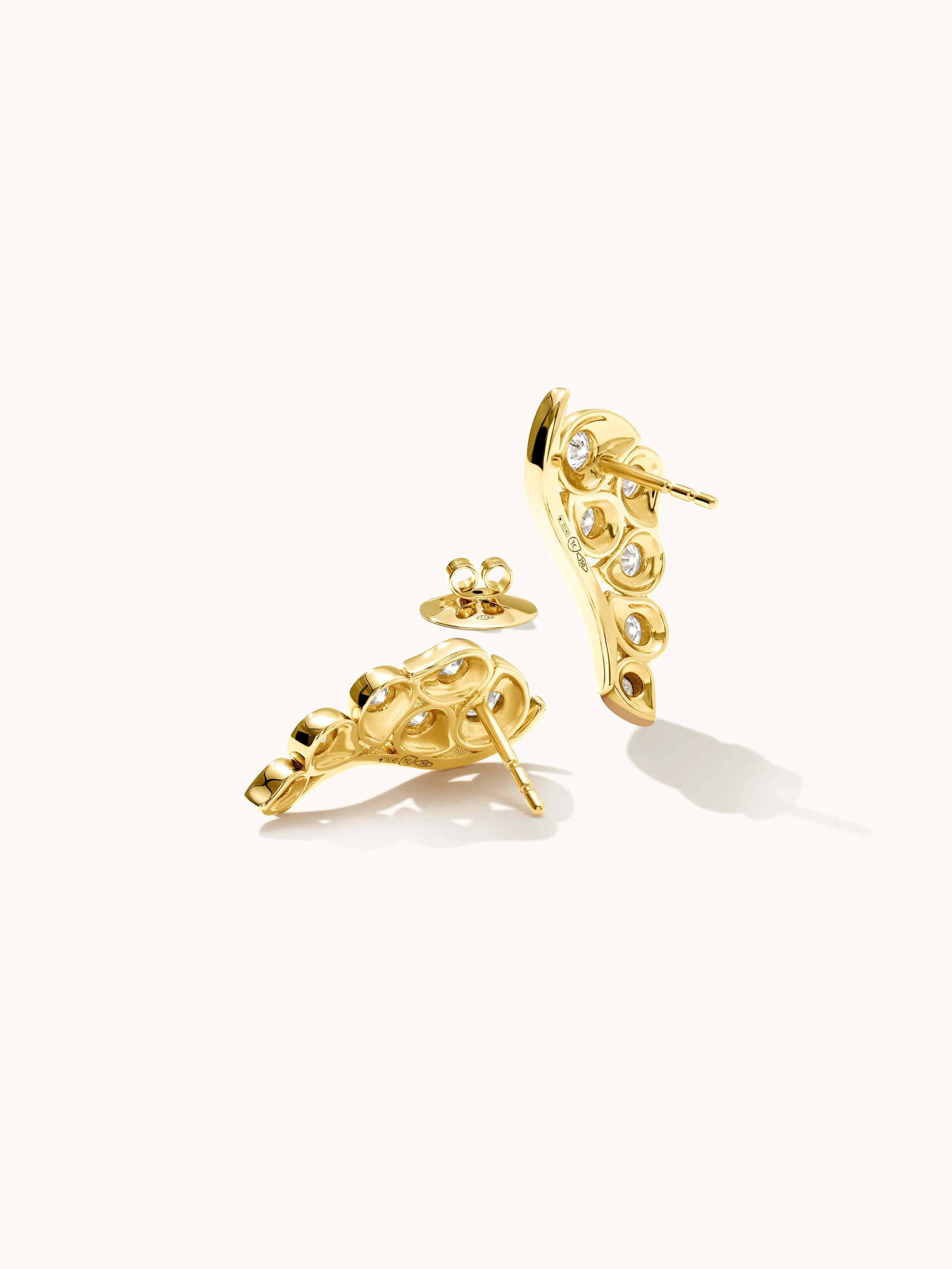 SNOWFLAKES Leaf earrings Classic